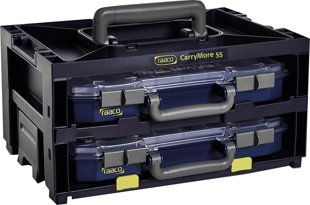 Produktbild von raaco CarryMore 55x2 mit 2 CL 55 4x8-16 schwarz 146395 5733439146395