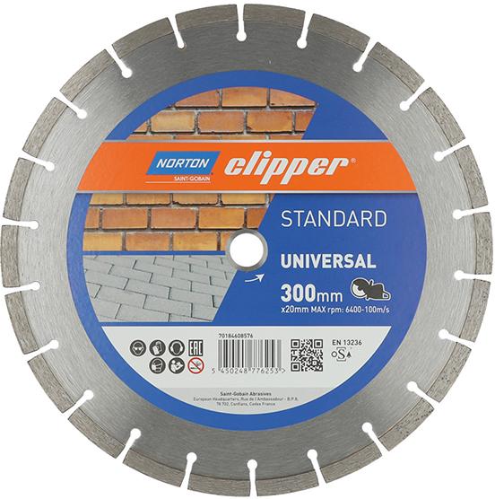 Produktbild von Norton Diamantscheibe Standard Universal Ø 300 70184608576 5450248776253