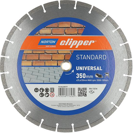 Produktbild von Norton Diamantscheibe Standard Universal Ø 350 70184608577 5450248776260