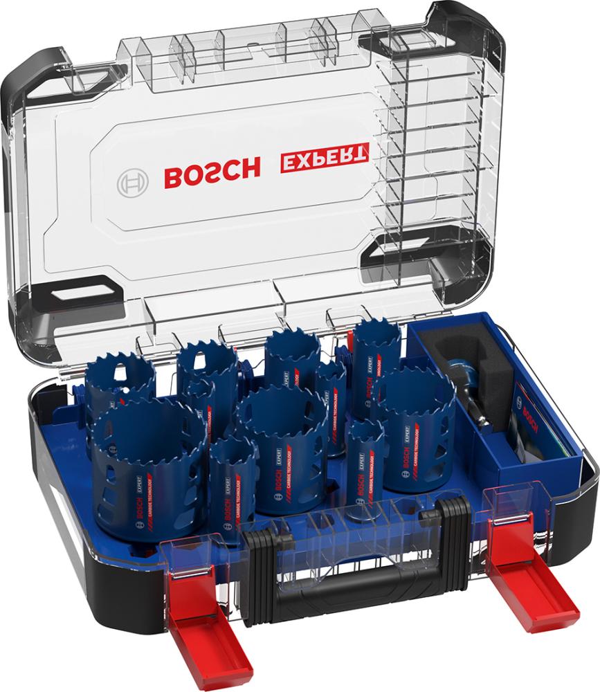 Produktbild von BOSCH Lochsägen-Set Expert Universal 20-76 mm 14-teilig ToughMaterial 2608900447 4059952535937
