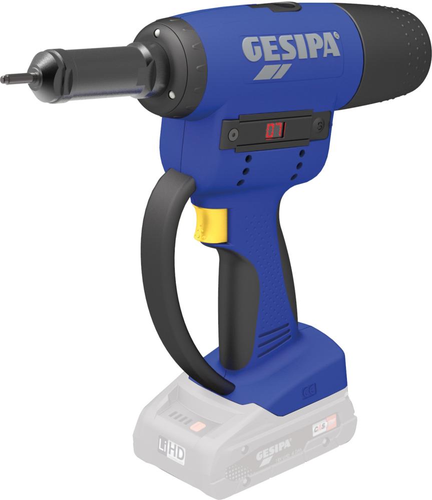 Produktbild von GESIPA Akku-Nietmutternpistole solo FireBird Pro ohne Akku ohne Ladegerät Karton 1679668 4007081102490