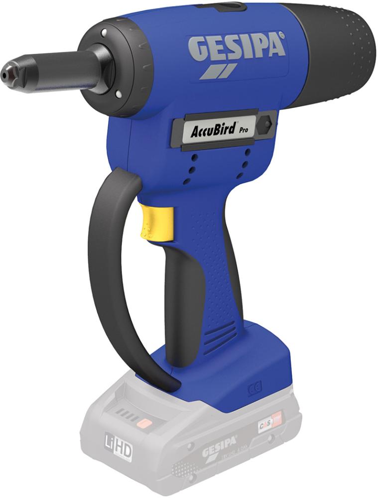 Produktbild von GESIPA Akku-Nietpistole solo AccuBirdPRO ohne Akku ohne Ladegerät Karton 1679659 4007081102414