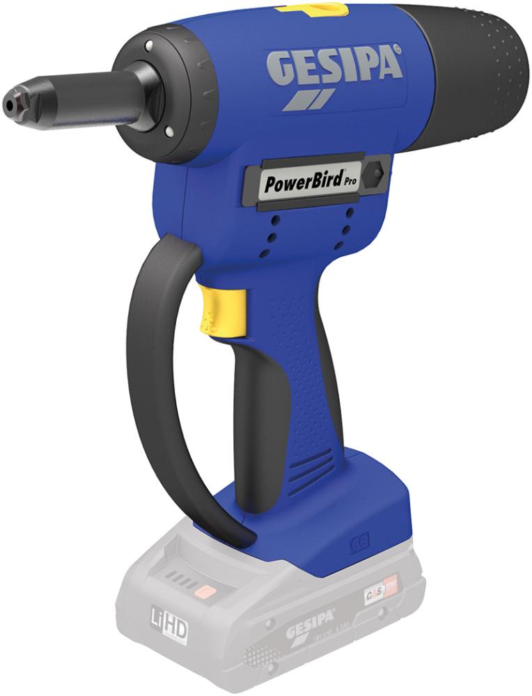 Produktbild von GESIPA Akku-Nietpistole solo PowerBirdPRO GE ohne Akku ohne Ladegerät Karton 1679664 4007081102452