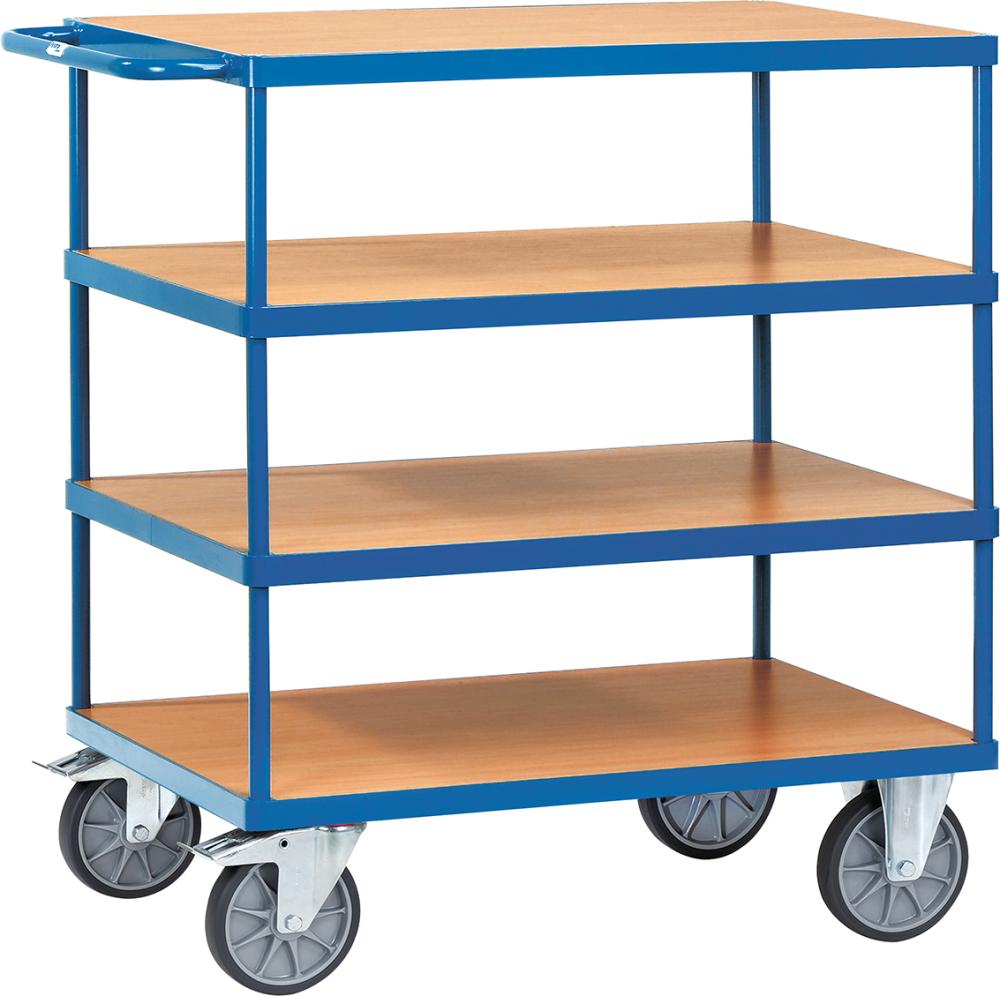 Produktbild von fetra Tischwagen 2442 500kg 4 Böden 1000x700mm 2442 4017976024424