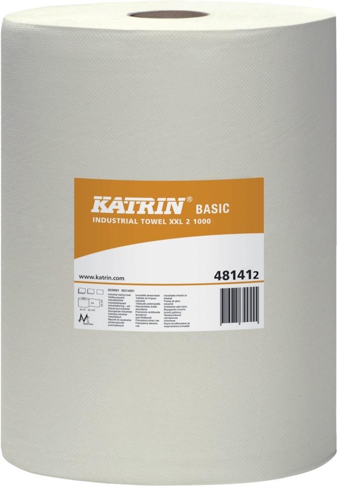 Produktbild von Katrin Umweltrolle naturweiss 3-lagig 38x36cm 1000Bl. 4367078242 4004231481443