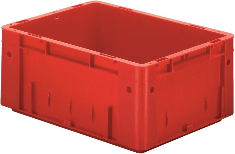Produktbild von LA-KA-PE Transport-Stapelkasten B400xT300xH175 mm rot Auflast 600kg ohne Grifflo 4332163398394 4031022051004