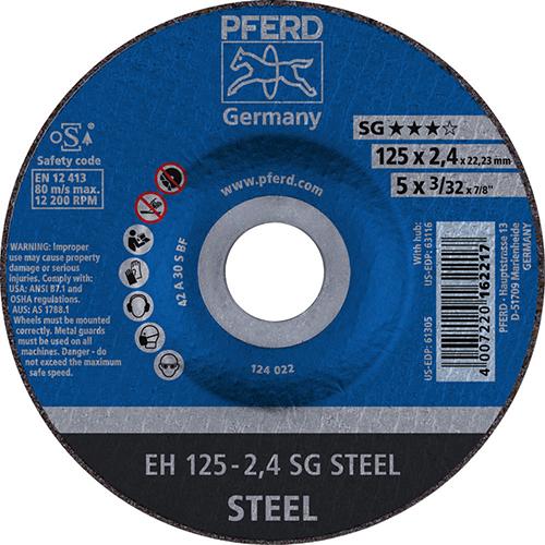 Produktbild von PFERD Trennscheibe gekröpft A30SSG 125x2,4mm 61320222 4007220162217