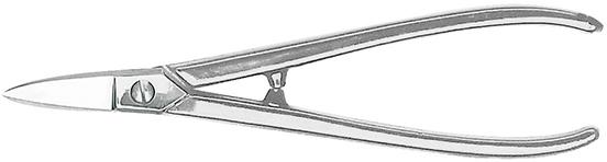 Produktbild von ERDI Goldschmiedeschere gerade vernickelt 180mm D72-1 4010220001912