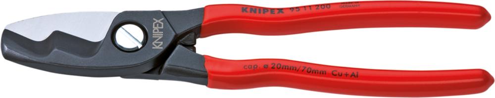 Produktbild von KNIPEX Kabelschere mit Kunststoffgriff 200mm 95 11 200 4003773043928