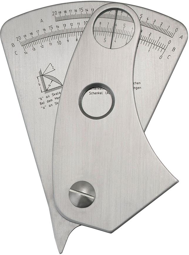 Produktbild von FORUM Schweißnahtschablone rostfrei 4252502116 4317784908634