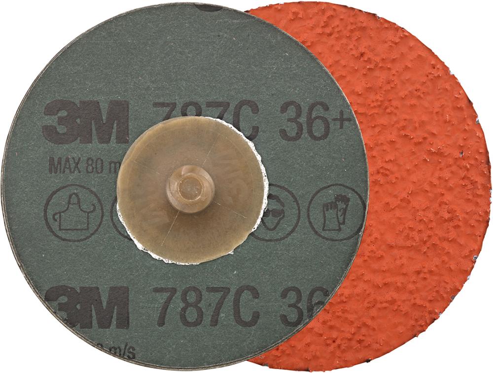 Produktbild von 3M Fiberschleifscheibe Roloc 787C Cubitron II 76,2mm P80+ 7100100961 76308897000