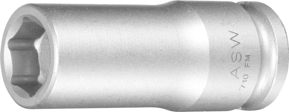 Produktbild von ASW Kraft-Steckschlüsseleinsatz lang mit Federmagnet 3/8" 13mm 1000071062 4050623701279