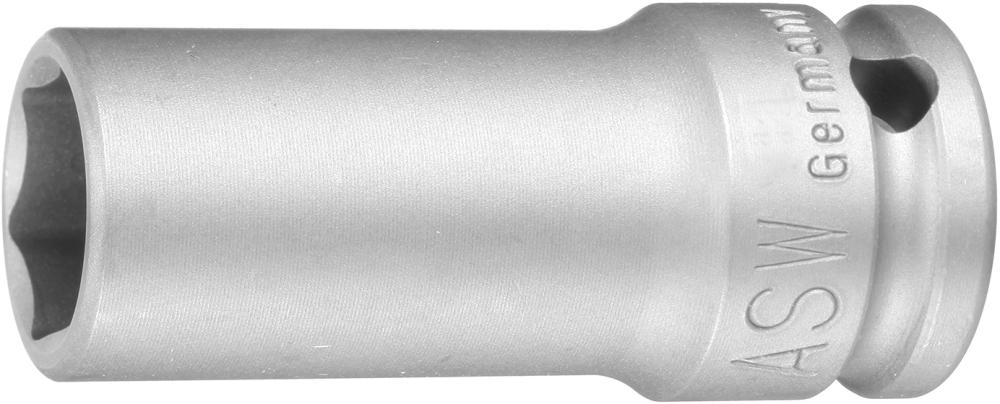 Produktbild von ASW Kraft-Steckschlüsseleinsatz lang 1/2" 27mm 1000072071 4050623702948