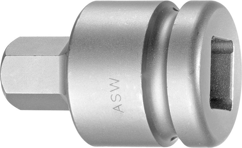 Produktbild von ASW Kraft-Schraubendrehereinsatz 3/4" Innen-6-kant 24mm 1000074510 4050623705024