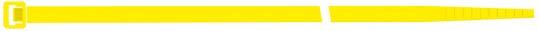 Produktbild von SapiSelco Kabelbinder Nylon gelb 280x4,5mm (100 Stück) 491045 8014748302939