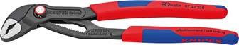 Produktbild von KNIPEX Wasserpumpenzange Cobra QuickSet 8722250 mit 2-Komponenten-Griff 250mm 87 22 250 4003773077794