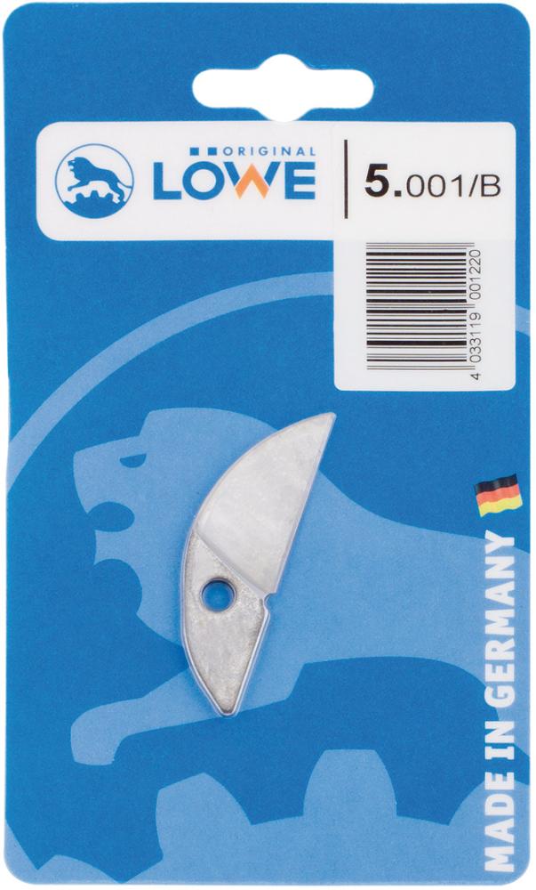Produktbild von Original LÖWE Klinge für Rohr- und Schlauchschere 5104/P90 5001/B 1 Stück im Blister 5001/B 4033119001220