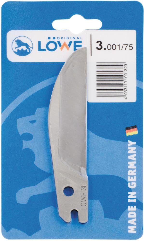Produktbild von Original LÖWE Klinge für Kabelkanalschere 3606 3001/75 1 Stück im Blister 3001/75 4033119001329