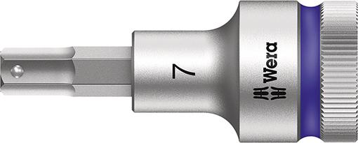 Produktbild von Wera Schraubendrehereinsatz 1/2" Innen-6-kant mit Haltefunktion 7x60mm 5003823001 4013288183248