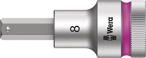 Produktbild von Wera Schraubendrehereinsatz 1/2" Innen-6-kant mit Haltefunktion 8x60mm 5003824001 4013288183255