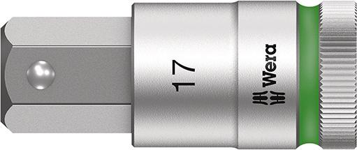 Produktbild von Wera Schraubendrehereinsatz 1/2" Innen-6-kant mit Haltefunktion 17x60mm 5003828001 4013288183293