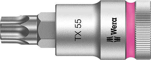 Produktbild von Wera Schraubendrehereinsatz 1/2" T55x60mm mit Haltefunktion 5003837001 4013288183385