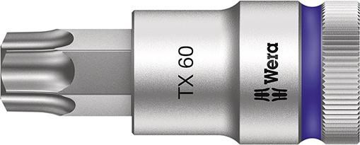 Produktbild von Wera Schraubendrehereinsatz 1/2" T60x60mm mit Haltefunktion 5003838001 4013288183392