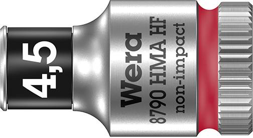 Produktbild von Wera Steckschlüsseleinsatz 6-kant 1/4" 4,5mm mit Haltefunktion 5003718001 4013288185648