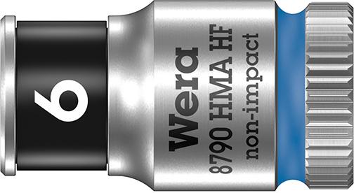 Produktbild von Wera Steckschlüsseleinsatz 6-kant 1/4" 6mm mit Haltefunktion 5003721001 4013288185679