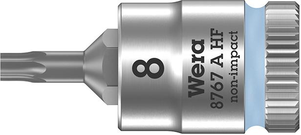 Produktbild von Wera Schraubendrehereinsatz mit Haltefunktion 1/4" T8x28mm 5003360001 4013288186829