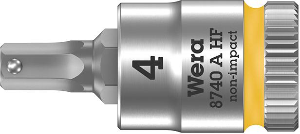 Produktbild von Wera Schraubendrehereinsatz 1/4" Innen-6-kant mit Haltefunktion 4x28mm 5003333001 4013288187178