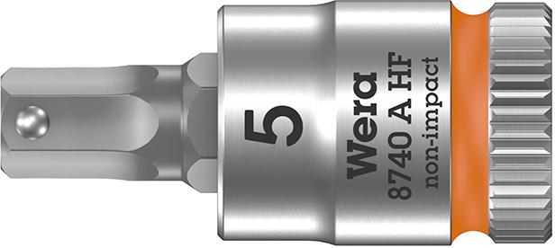 Produktbild von Wera Schraubendrehereinsatz 1/4" Innen-6-kant mit Haltefunktion 5x28mm 5003335001 4013288187192