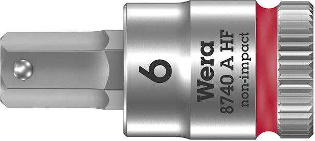 Produktbild von Wera Schraubendrehereinsatz 1/4" Innen-6-kant mit Haltefunktion 6x28mm 5003337001 4013288187215