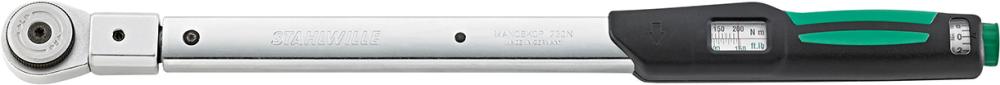 Produktbild von STAHLWILLE Drehmomentschlüssel 730NR/40FK 80-400Nm 3/4" 96502140 4018754180523