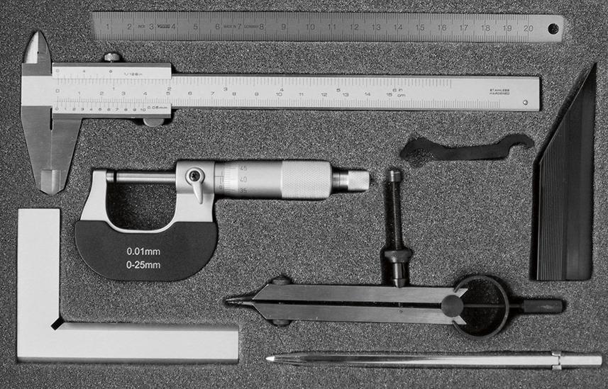 Produktbild von FORTIS Messzeug-Satz 7-teilig Analog 4255117200 4317784717281