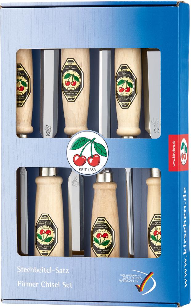 Produktbild von KIRSCHEN Stechbeitel-Satz 6-teilig im Karton 1111SB 4016649110617