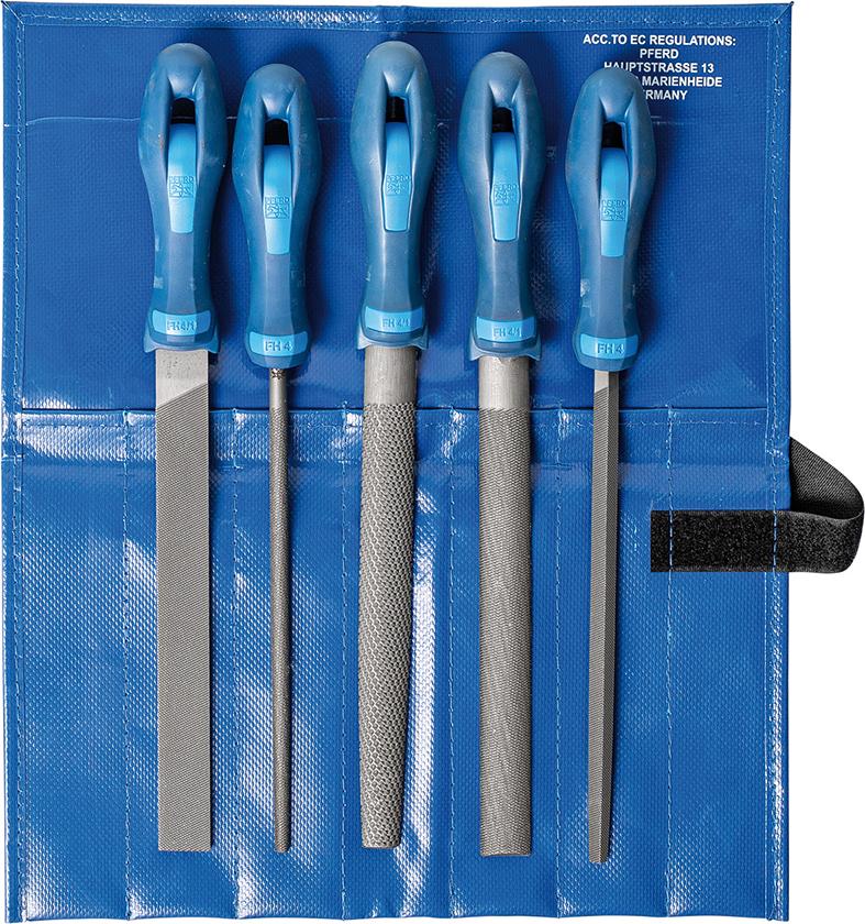 Produktbild von PFERD Werkstattfeilen-Satz 200mm Hieb 2 5-teilig 11800532 4007220011423