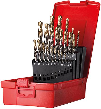 Produktbild von Dormer Pramet Spiralbohrer Set 1-10,5mm x0,5+KL A002 in Box 118G Typ N 4xD 24-teilig T A095200 7320760675175
