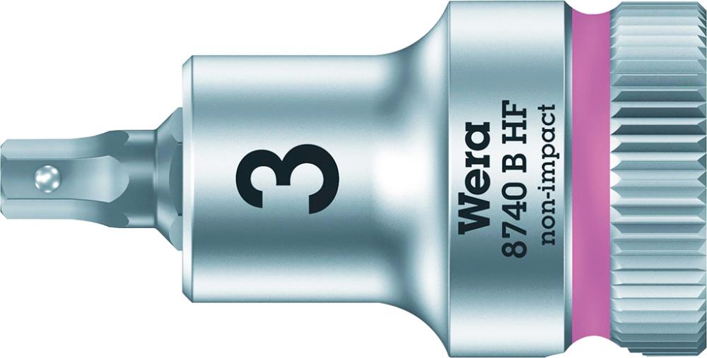 Produktbild von Wera Schraubendrehereinsatz 3/8" Innen-6-kant mit Haltefunktion 3x35mm 5003030001 4013288188557