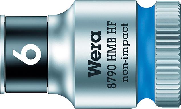 Produktbild von Wera Steckschlüsseleinsatz 6-kant 3/8" 6mm mit Haltefunktion 5003740001 4013288193919