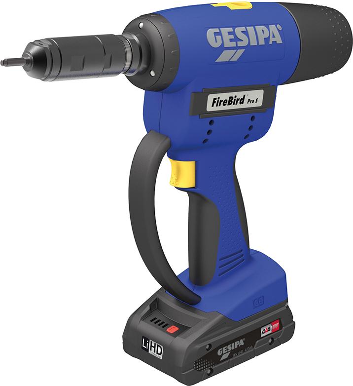 Produktbild von GESIPA Akku-Blindnietmuttergerät FireBird pro S Gold L-BOXX 1679678 4007081102582