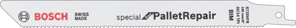 Produktbild von BOSCH Säbelsägeblatt S 725 VFR VE à 5 Stück Special for Pallet Repair 2608658033 3165140749343