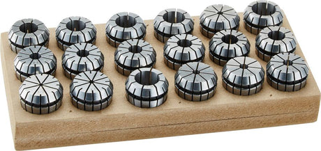 Produktbild von FORTIS Spannzangen-Set DIN6499B ER11 1-7mm 4216906300 4317784726115