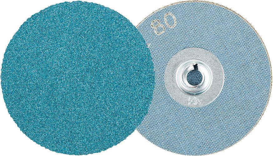 Produktbild von PFERD CombiDisc Schleifblatt Zirkonkorund 50mm K80 42753508 4007220266519