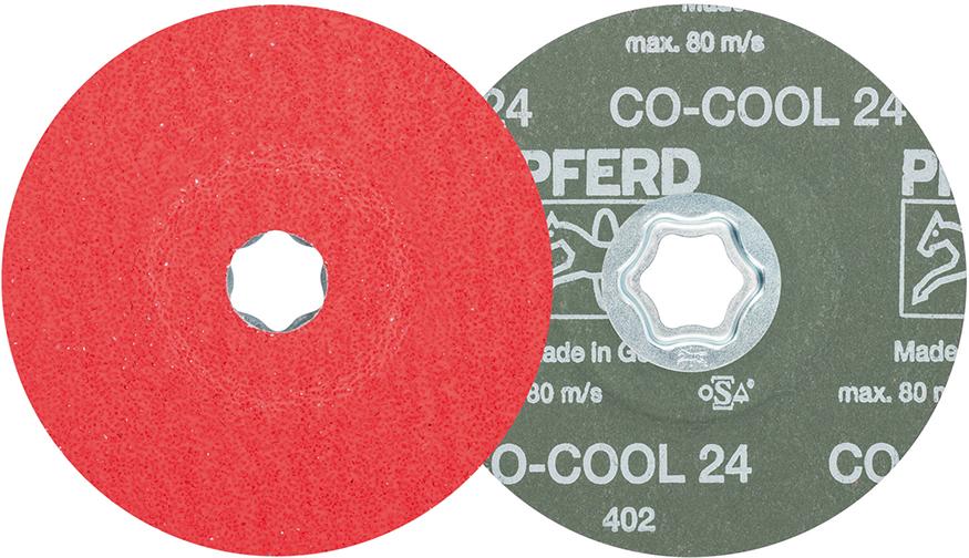 Produktbild von PFERD Fiberschleifscheibe CC-FS CO-Cool 125mm K24 64193102 4007220722442