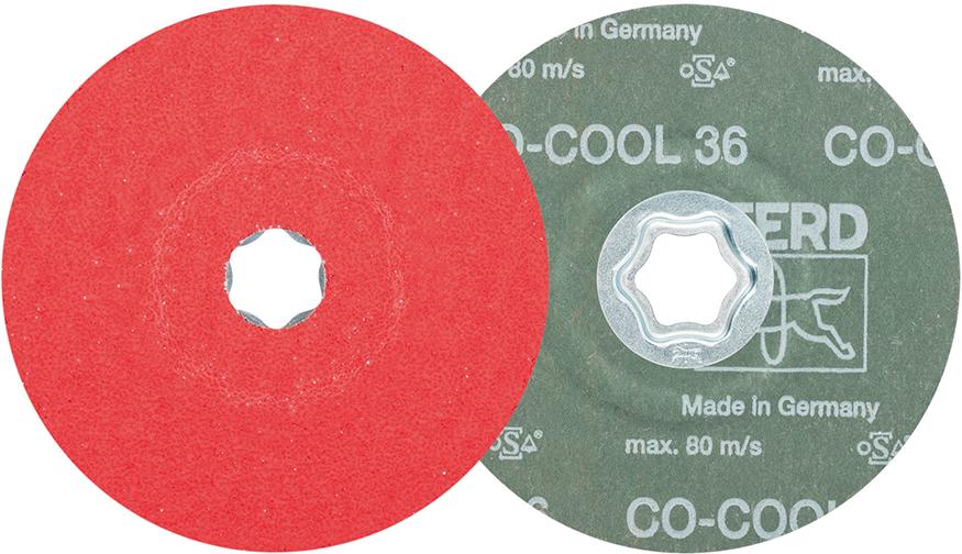 Produktbild von PFERD Fiberschleifscheibe CC-FS CO-Cool 125mm K36 64193103 4007220722473