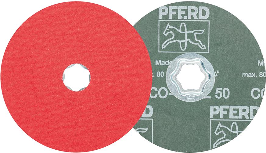Produktbild von PFERD Fiberschleifscheibe CC-FS CO-Cool 125mm K50 64193105 4007220722480