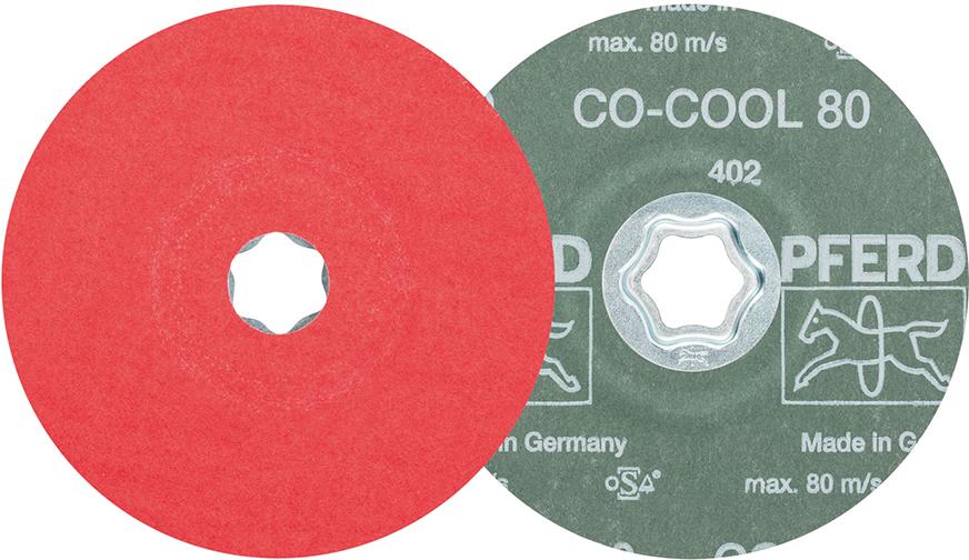 Produktbild von PFERD Fiberschleifscheibe CC-FS CO-Cool 125mm K80 64193108 4007220722503
