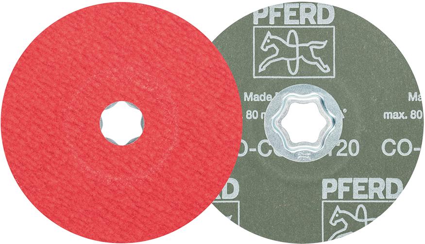 Produktbild von PFERD Fiberschleifscheibe CC-FS CO-Cool 125mm K120 64193112 4007220722510