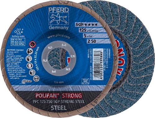 Produktbild von PFERD Fächerschleifscheibe Z 50SGP Strong 125mm K50 67788125 4007220777893
